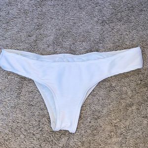 White billabong bathing suit bottoms